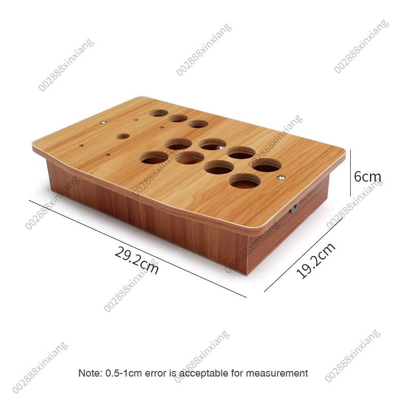 Solid Wood DIY Arcade Joystick - Retro Game Controller Usb recension och pris