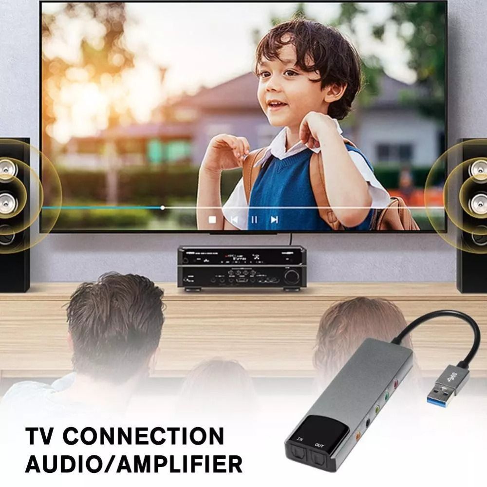 New USB Sound Card 7.1 5.1 Cha - Usb Sound Card External recension och pris