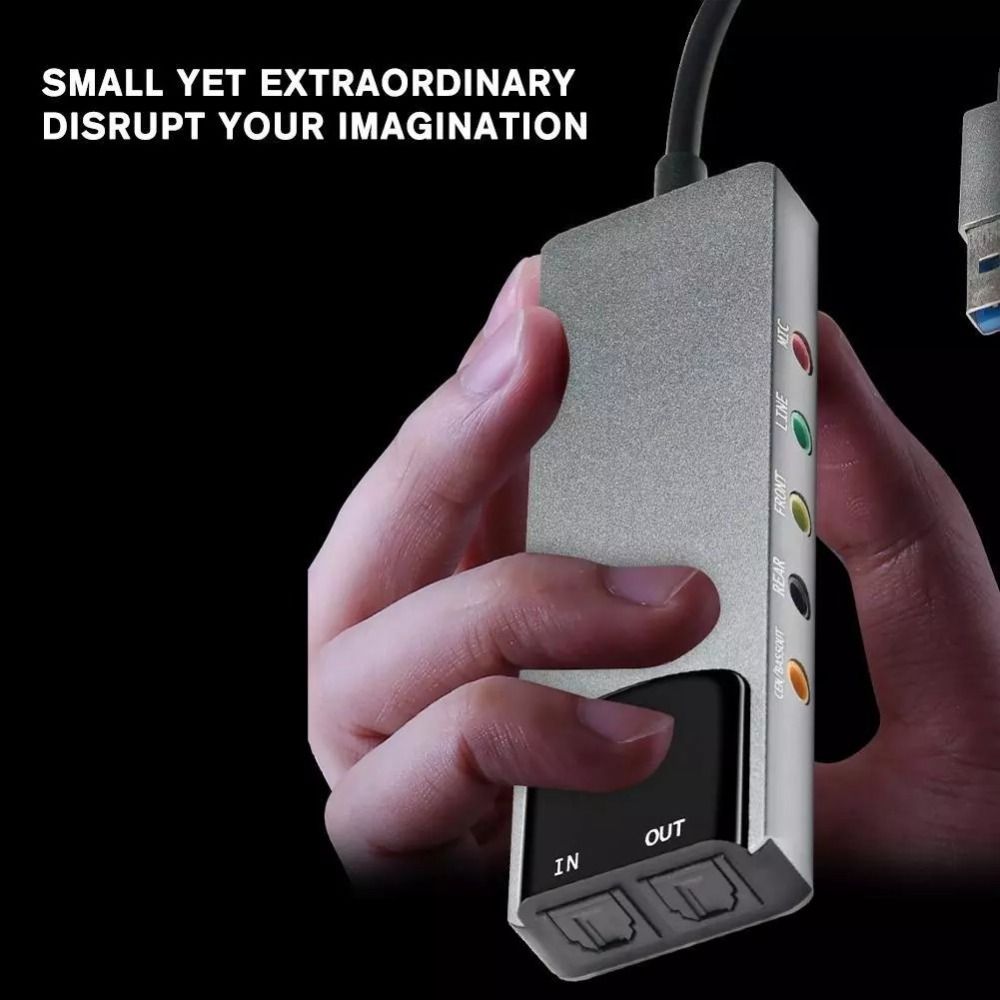 New USB Sound Card 7.1 5.1 Cha - Usb Sound Card External recension och pris