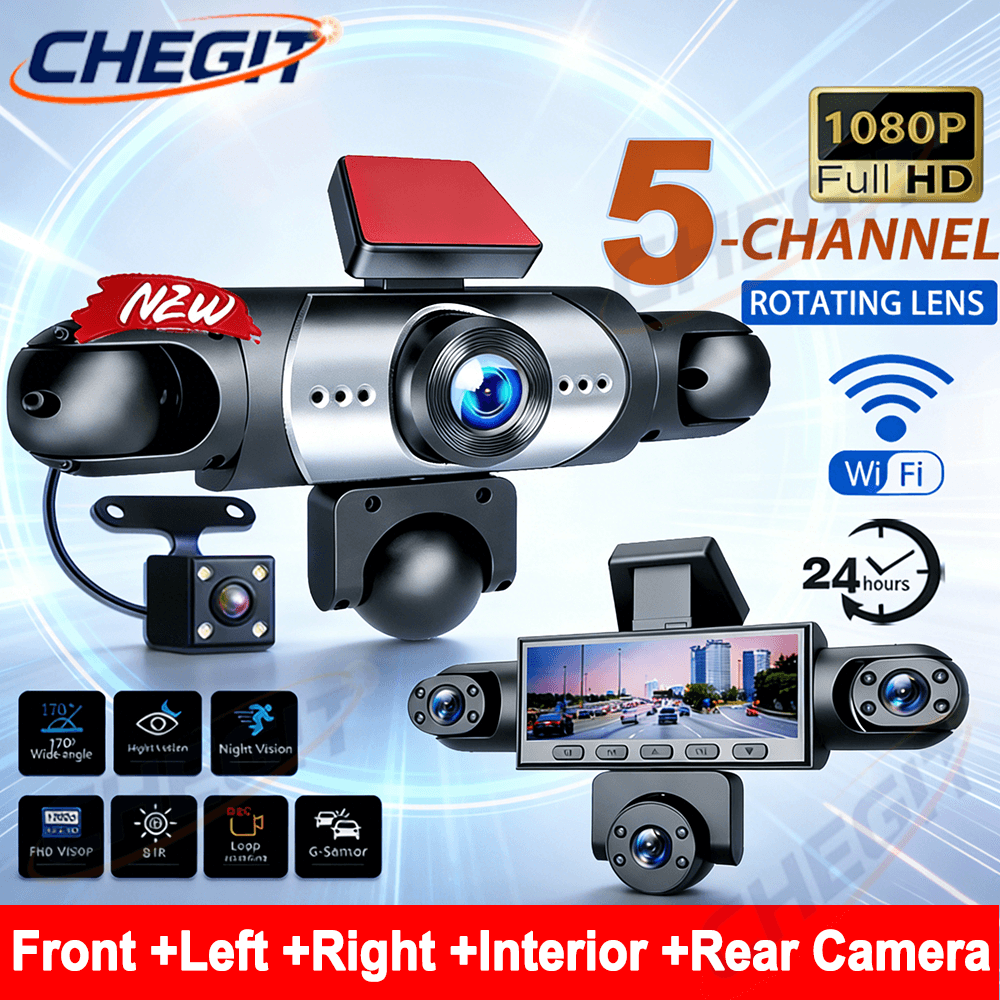 2026 NEW 3/5Camera Car DVR 108 - Panoramic Dash Cam 360 recension och pris