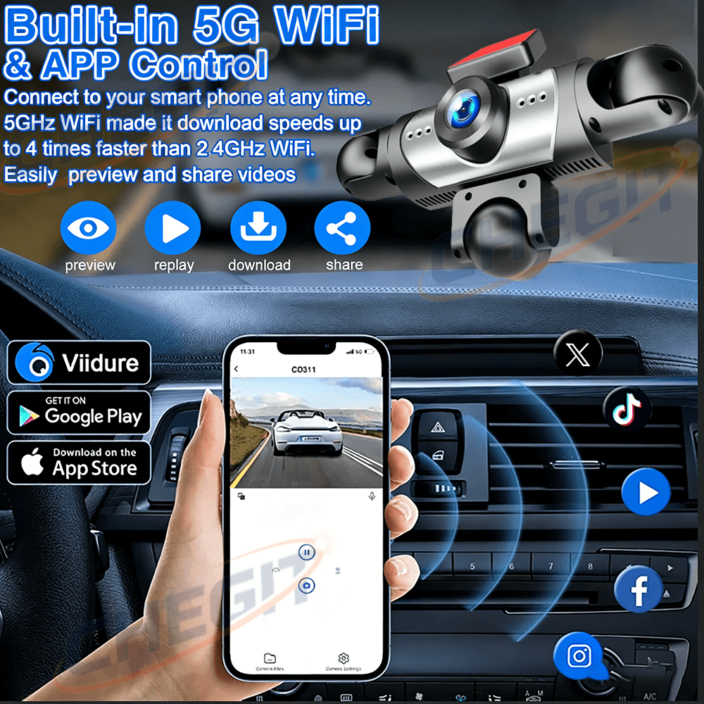 2026 NEW 3/5Camera Car DVR 108 - Panoramic Dash Cam 360 recension och pris