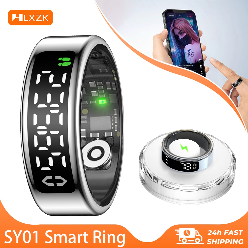 SY01 Smart Ring With LED Scree - Smart Ring Health recension och pris