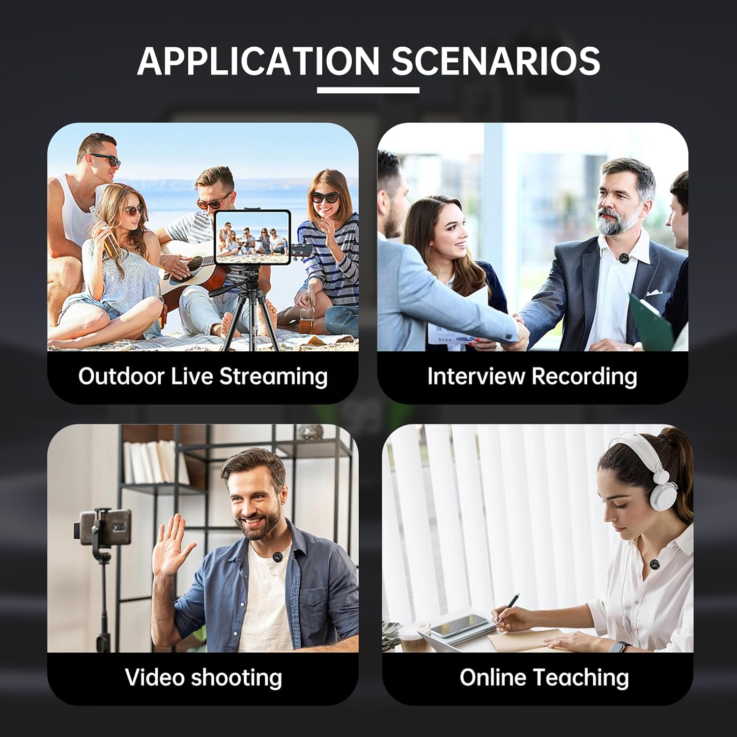 Wireless Lavalier Microphone f - Mini Electronics Gadgets recension och pris