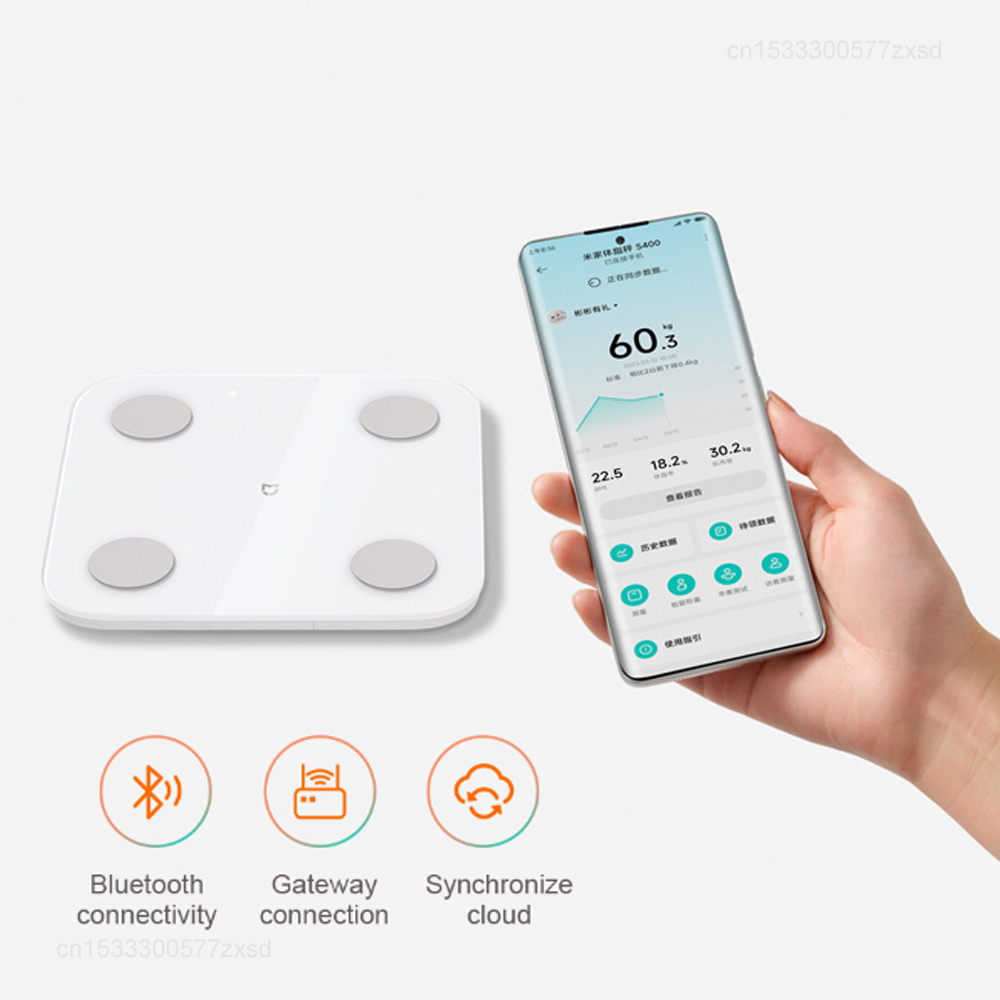 Mijia Body Fat Scale S400 Blue - Body Fat Scale Smart recension och pris