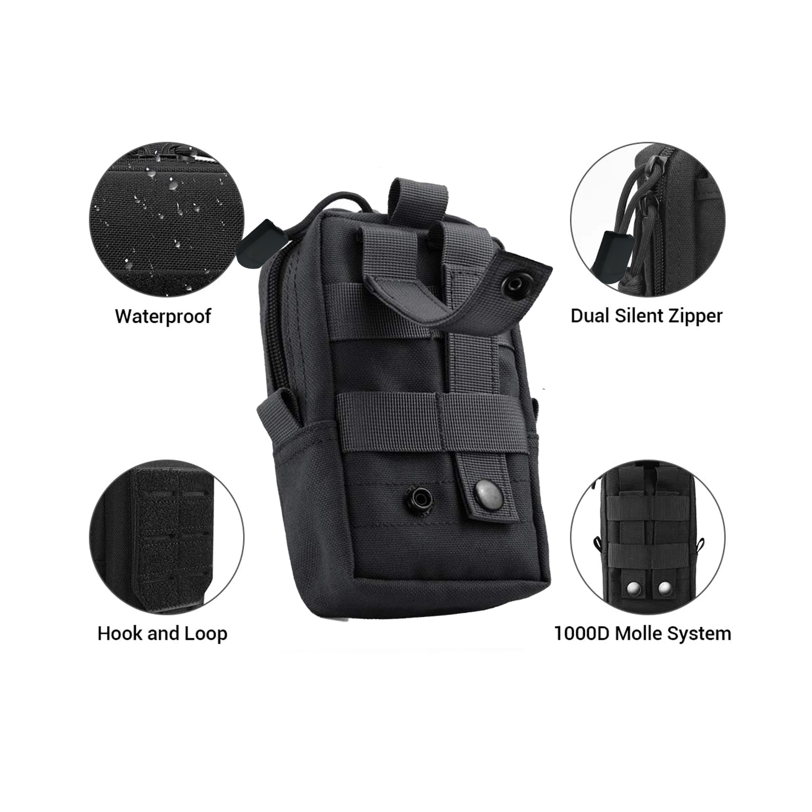 Tactical Molle Pouch Waist Bag - Electronic Gadgets recension och pris