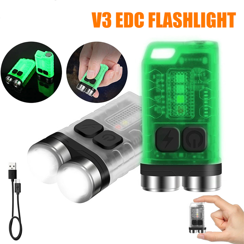 V3 EDC Flashlight Mini Keychai - Mini Electronics Gadgets recension och pris