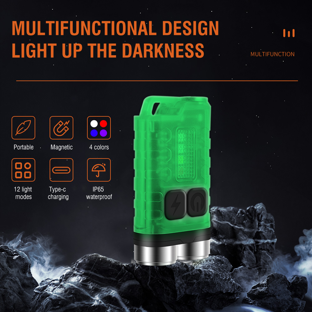V3 EDC Flashlight Mini Keychai - Mini Electronics Gadgets recension och pris