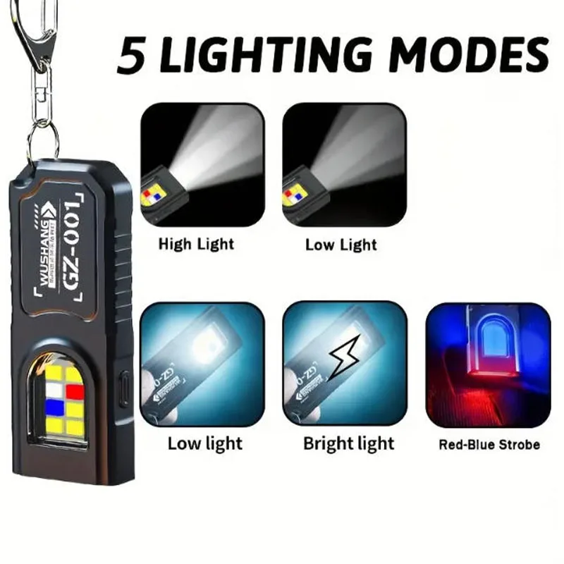 Powerful Mini COB LED Keychain - Mini Electronics Gadgets recension och pris