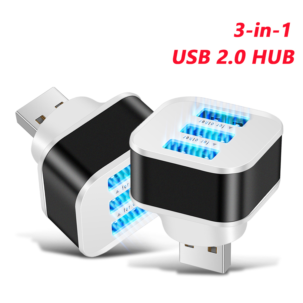 3 Port USB Slots Adaptor Exten - Electronics Gadgets For Car recension och pris
