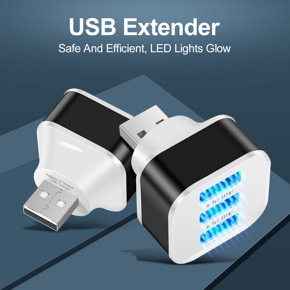 3 Port USB Slots Adaptor Exten - Electronics Gadgets For Car recension och pris