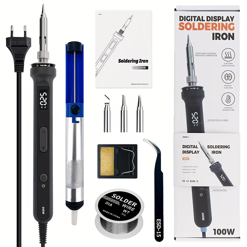 100W Digital Soldering Iron Ki - Electronic Gadgets recension och pris