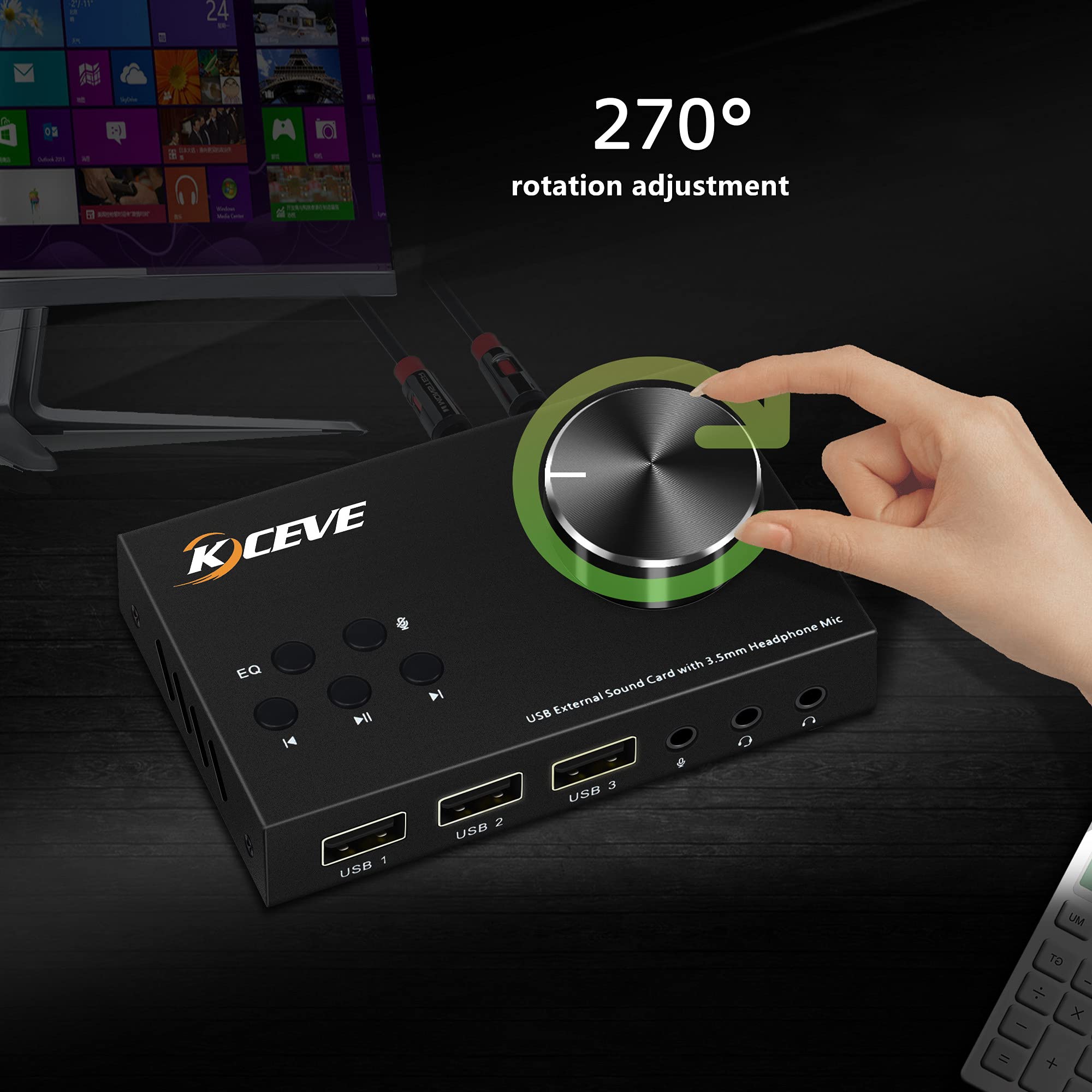 External Sound Card with Volum - Usb Sound Card External recension och pris
