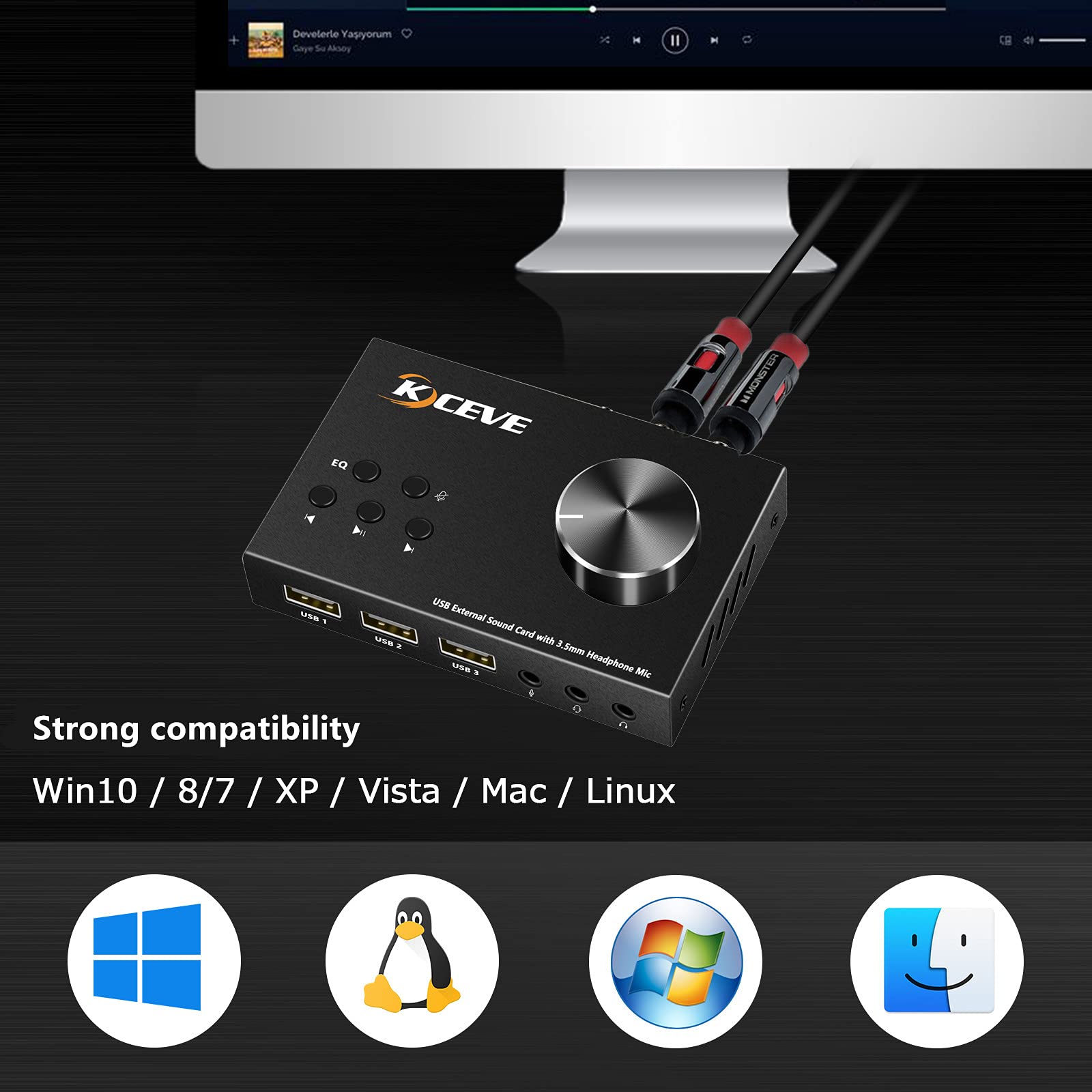 External Sound Card with Volum - Usb Sound Card External recension och pris