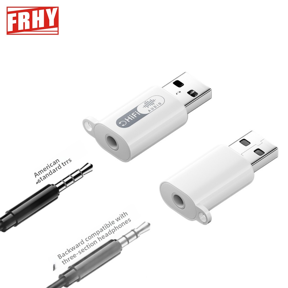 2PCS USB A to 3.5mm TRRS 2-in- - Usb Sound Card External recension och pris