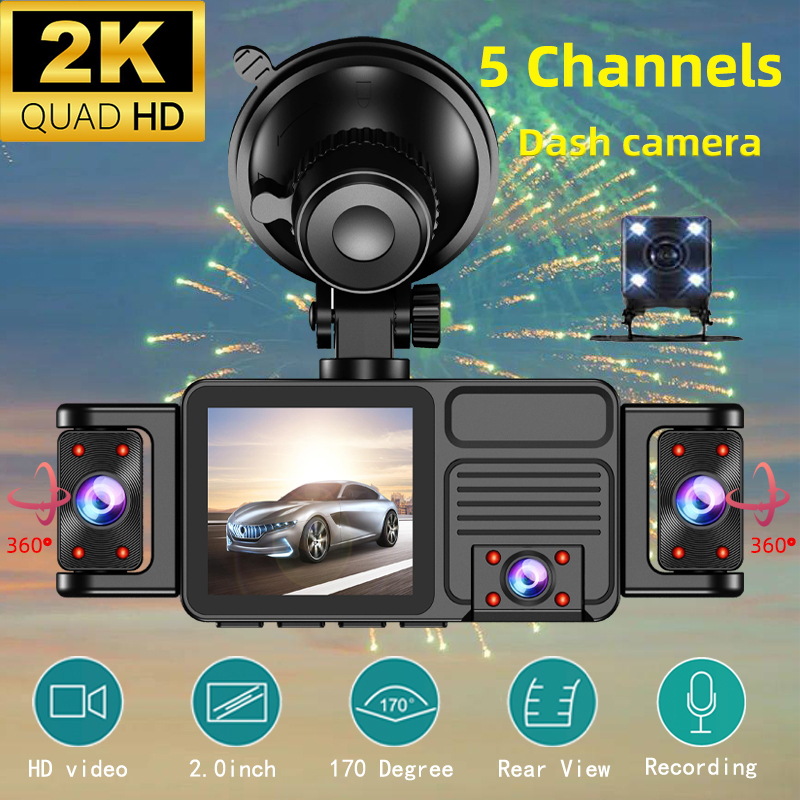 5 Channel 360° Panoramic Car D - Panoramic Dash Cam 360 recension och pris