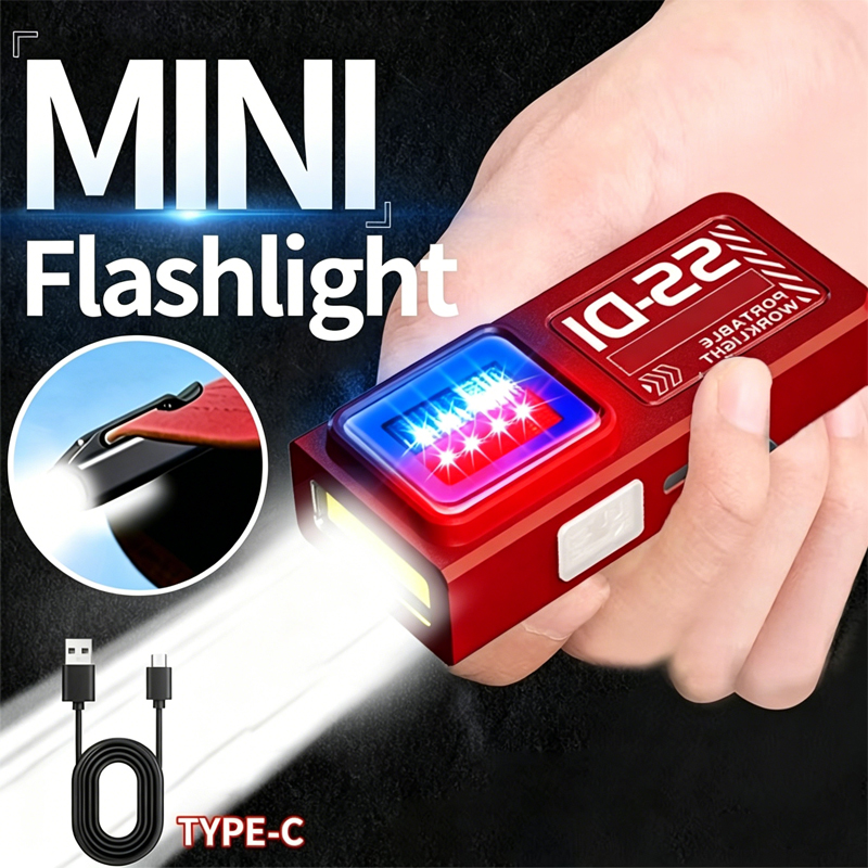 1/2PCS Mini COB LED Flashlight - Mini Electronics Gadgets recension och pris