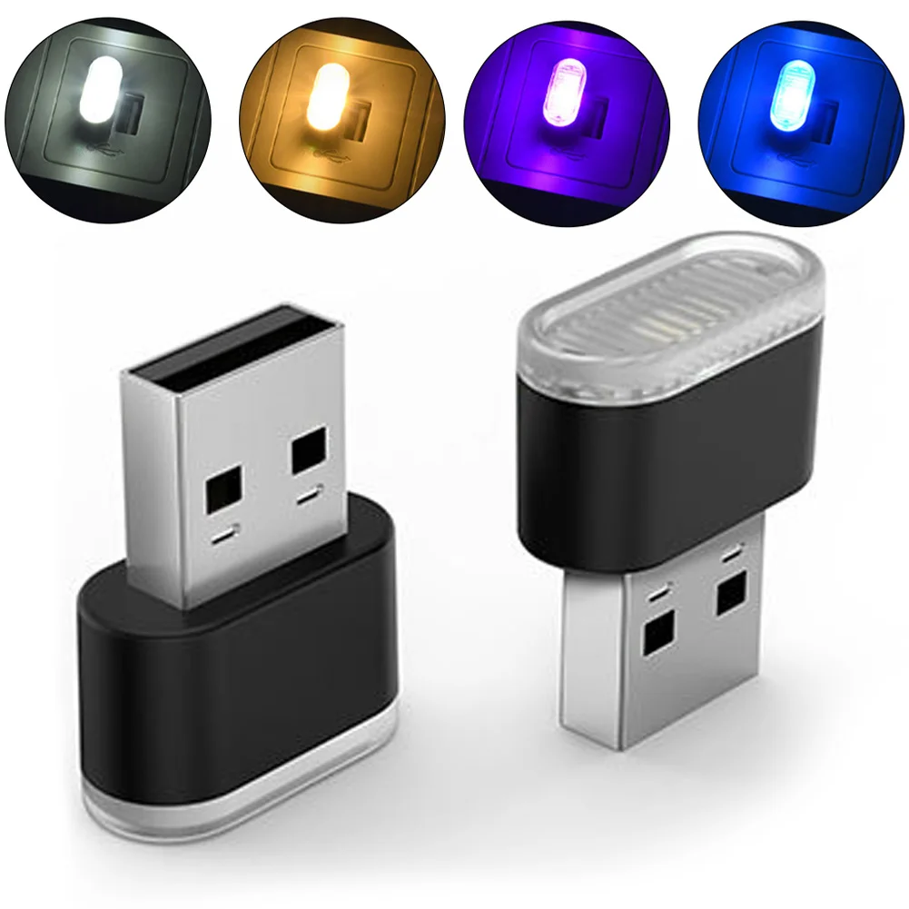 USB Auto Colorful Light Car Ac - Electronics Gadgets For Car recension och pris