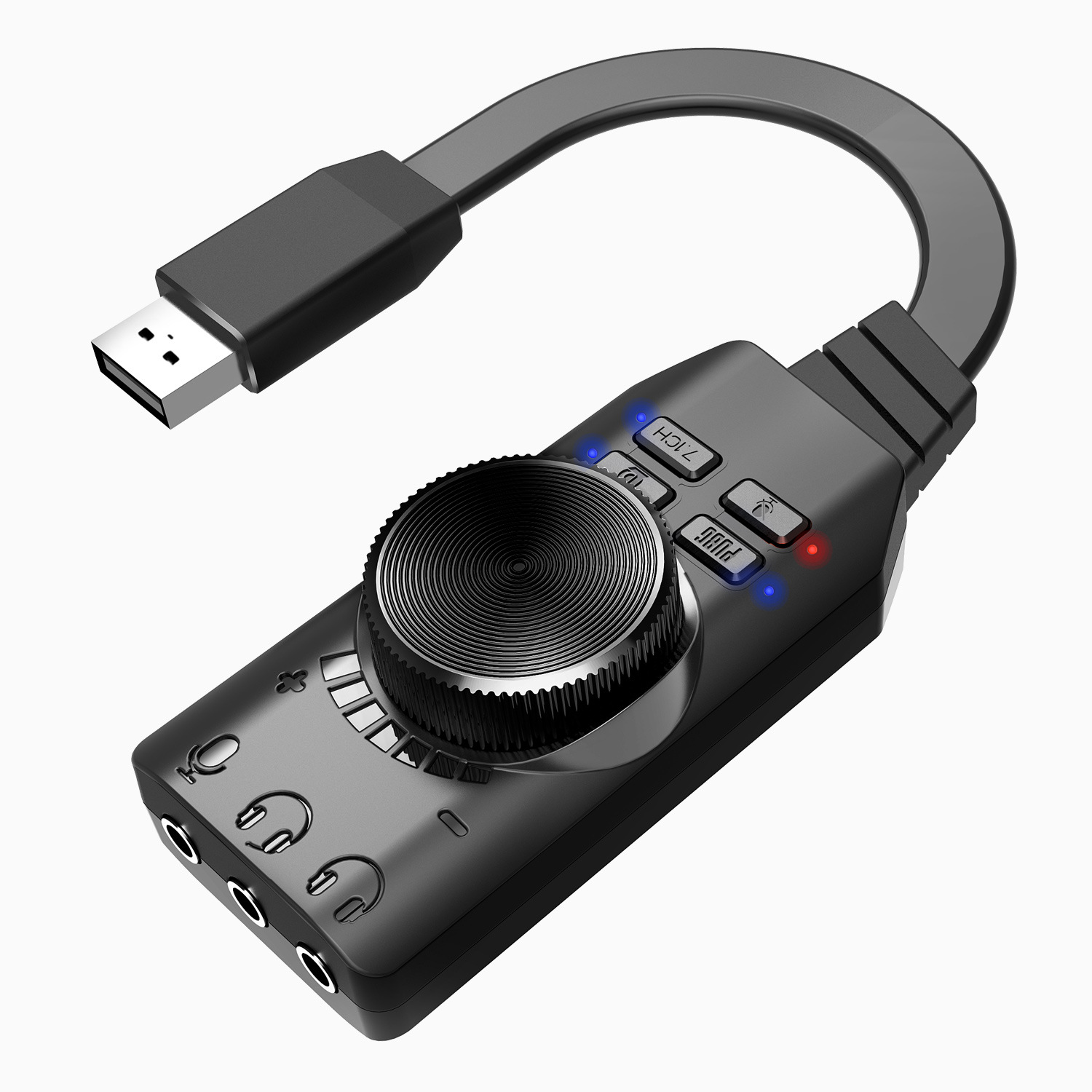 GS3 7.1 Channel Sound Card Con - Usb Sound Card External recension och pris