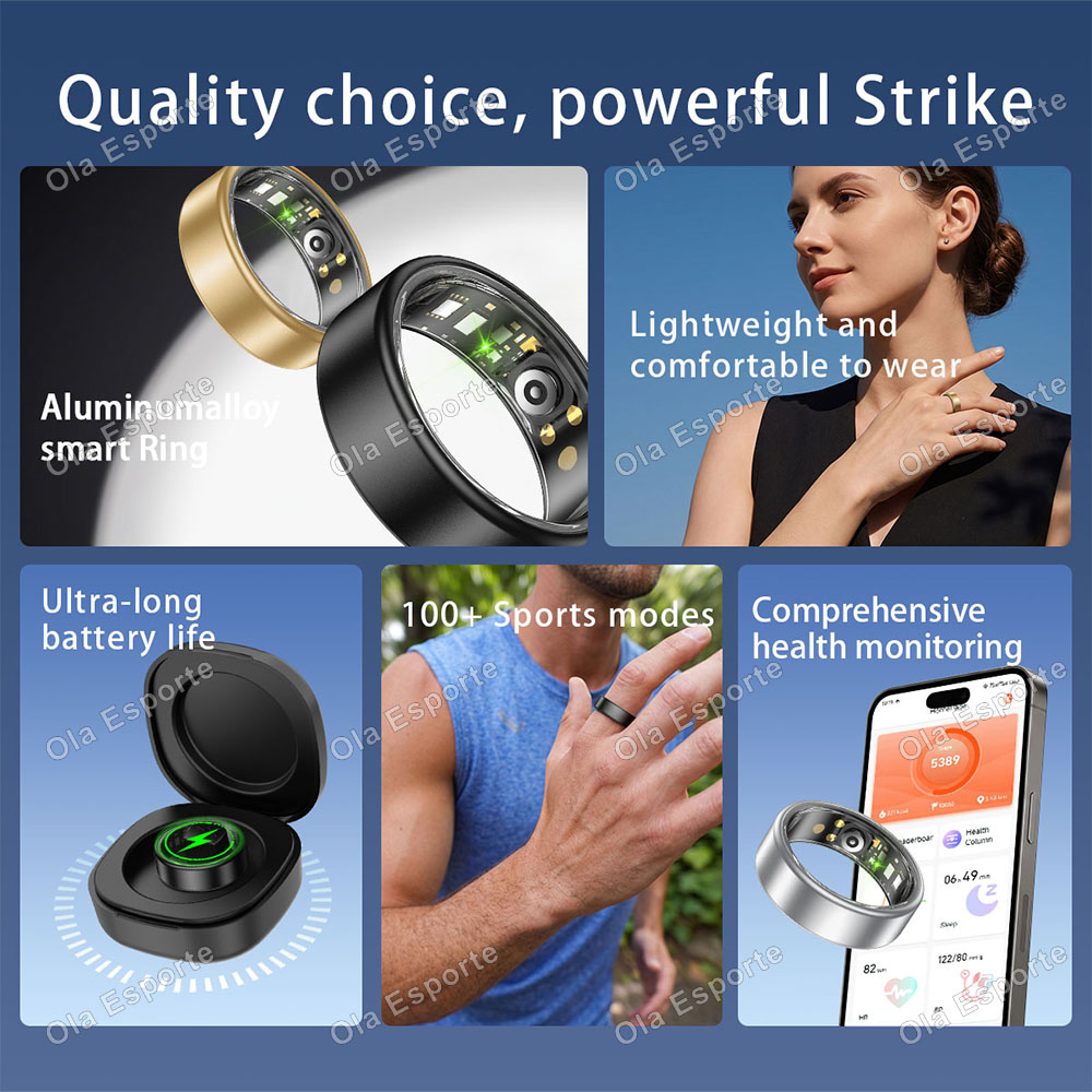 Ola Esporte Smart Ring Men Wom - Smart Ring Health recension och pris
