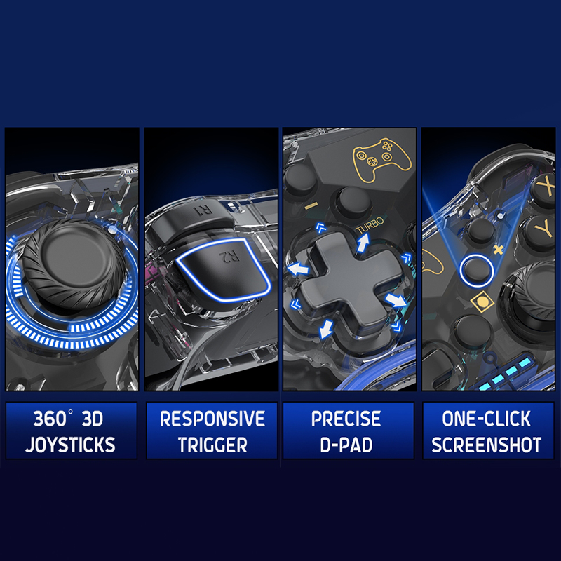 Wireless RGB Retro Gaming Cont - Retro Game Controller Usb recension och pris
