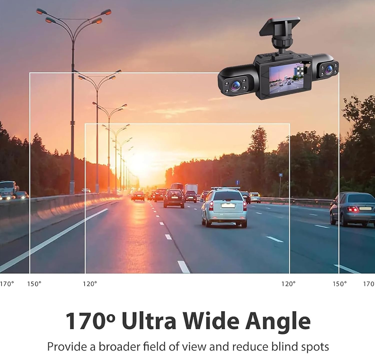 All-Round 360 Degree 1080P Pan - Panoramic Dash Cam 360 recension och pris