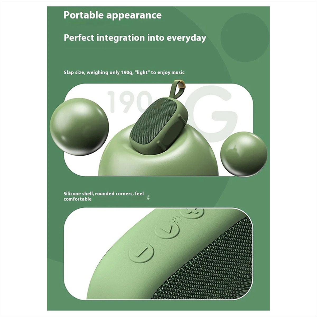 AS62 Portable Bluetooth Speake - Bluetooth Speaker Waterproof recension och pris
