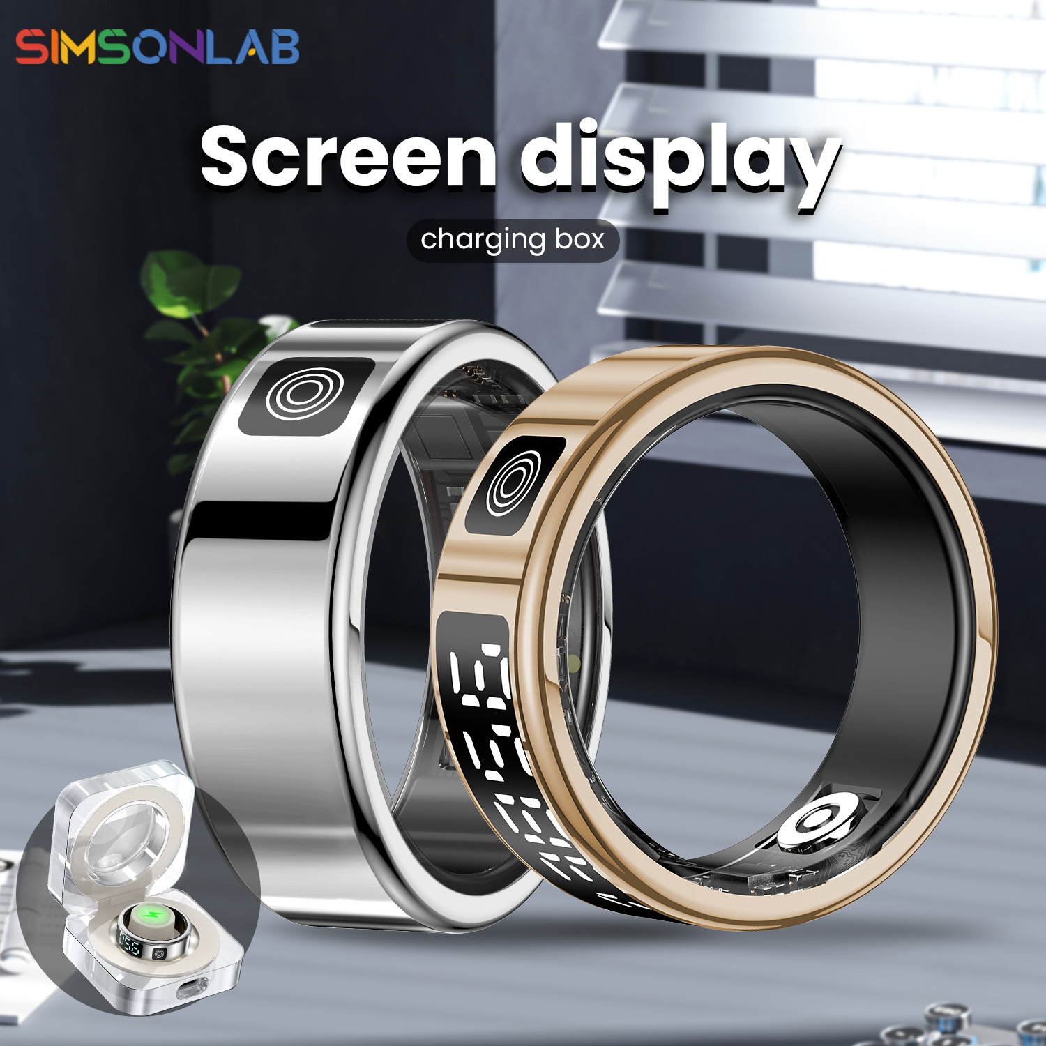 New Smart Ring SR08 LED Displa - Smart Ring Health recension och pris