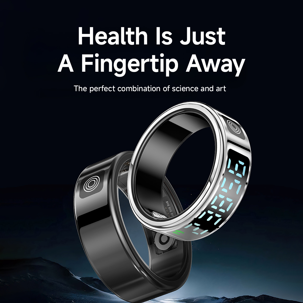New Smart Ring SR08 LED Displa - Smart Ring Health recension och pris