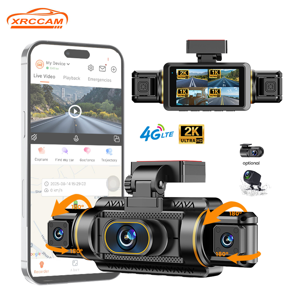 2K 4 Channel Dash Cam with 360 - Panoramic Dash Cam 360 recension och pris