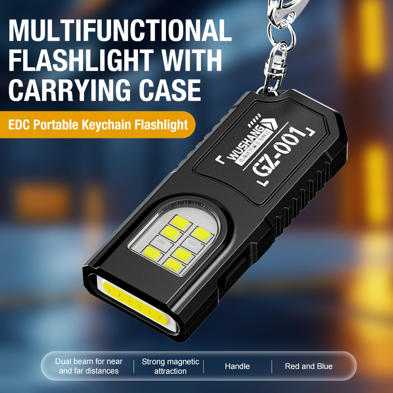 Portable Keychain LED COB Flas - Mini Electronics Gadgets recension och pris