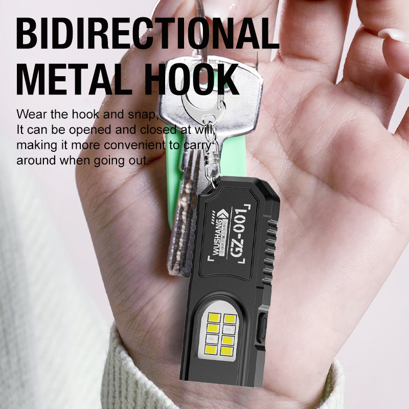 Portable Keychain LED COB Flas - Mini Electronics Gadgets recension och pris