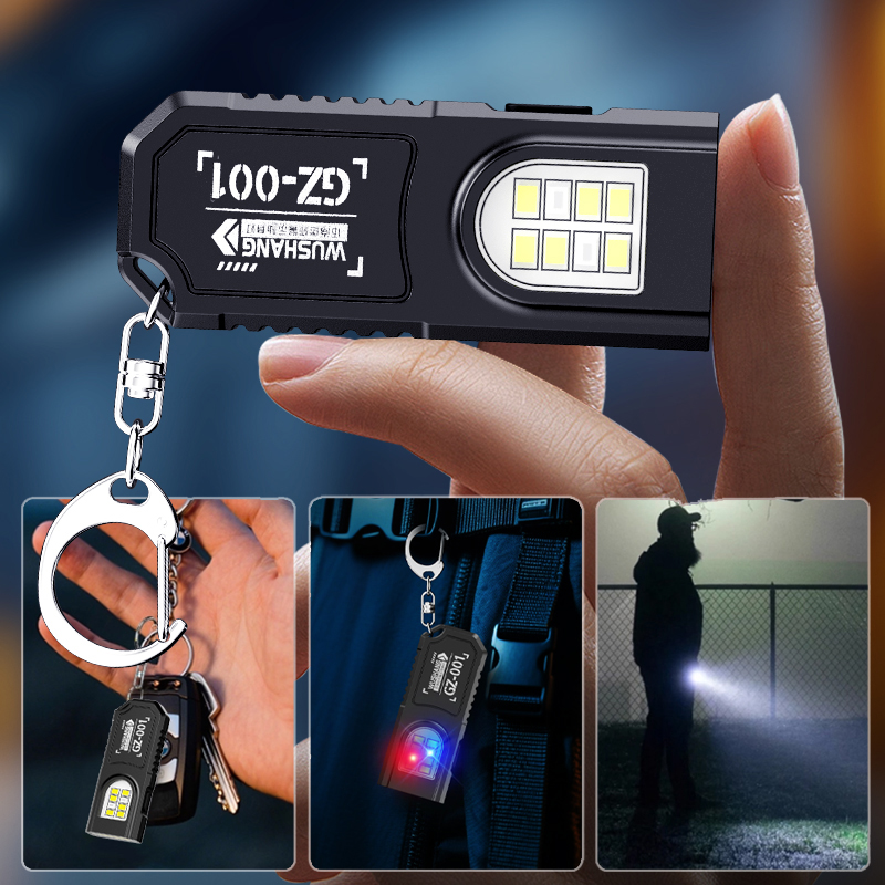 Portable Keychain LED COB Flas - Mini Electronics Gadgets recension och pris