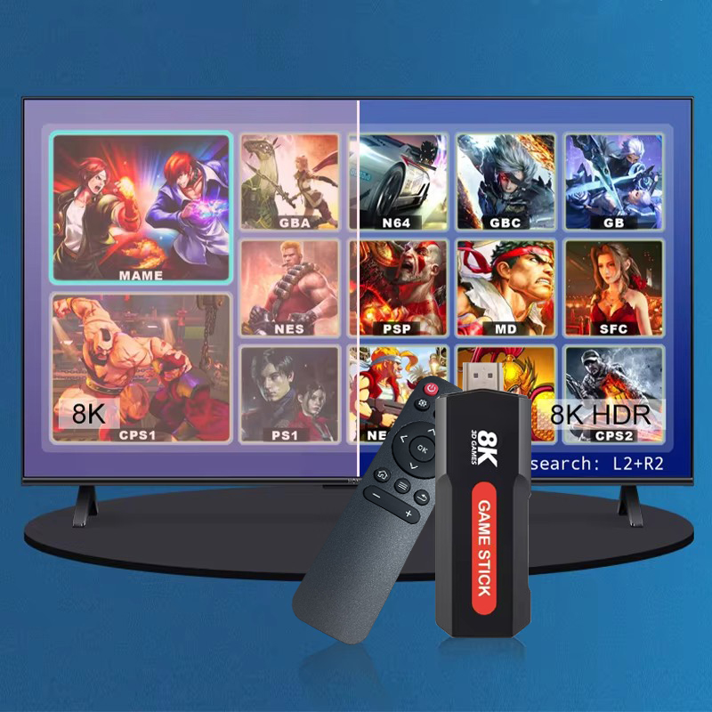 X2 Game Stick HD 4K 8K 3D Cons - Retro Game Controller Usb recension och pris