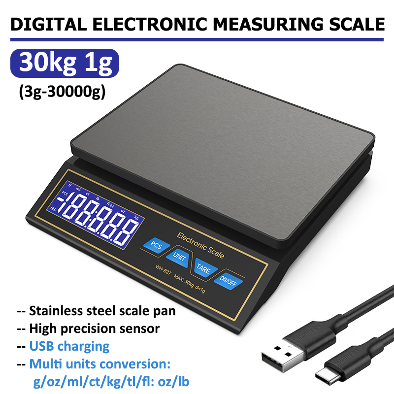 LCD Digital Kitchen Scale 30kg - Kitchen Electronics Gadgets recension och pris
