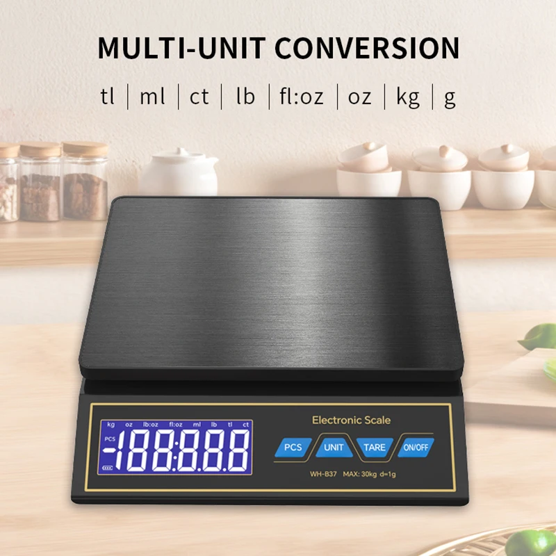 LCD Digital Kitchen Scale 30kg - Kitchen Electronics Gadgets recension och pris