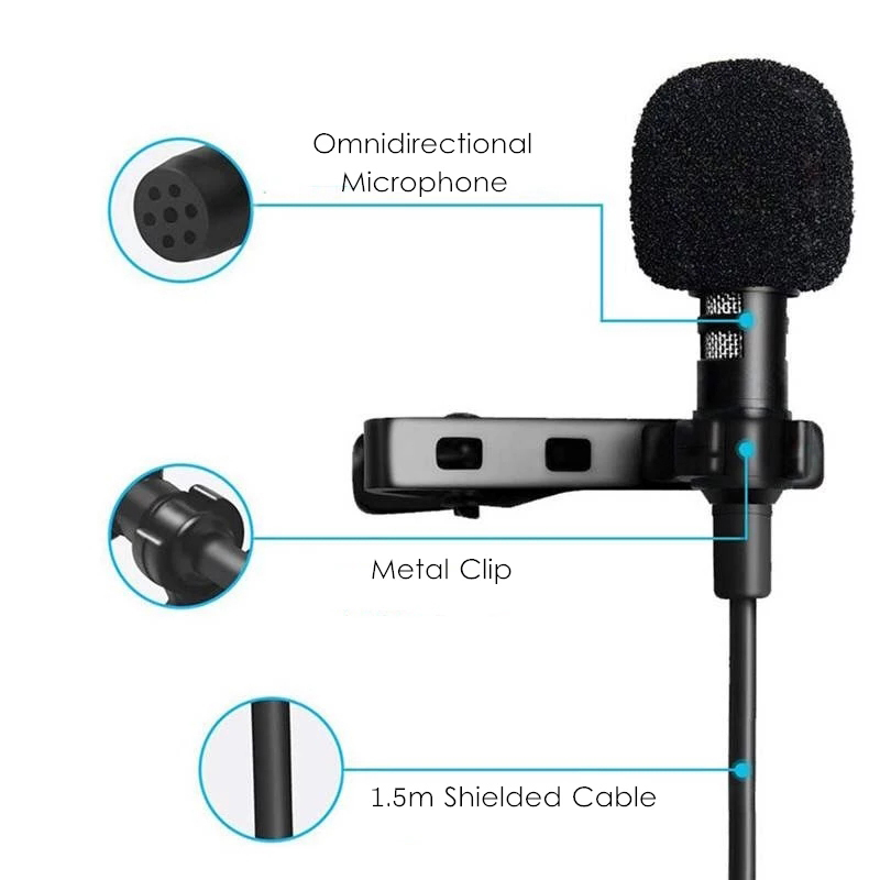 1.5m Mini Portable Lavalier Mi - Mini Electronics Gadgets recension och pris
